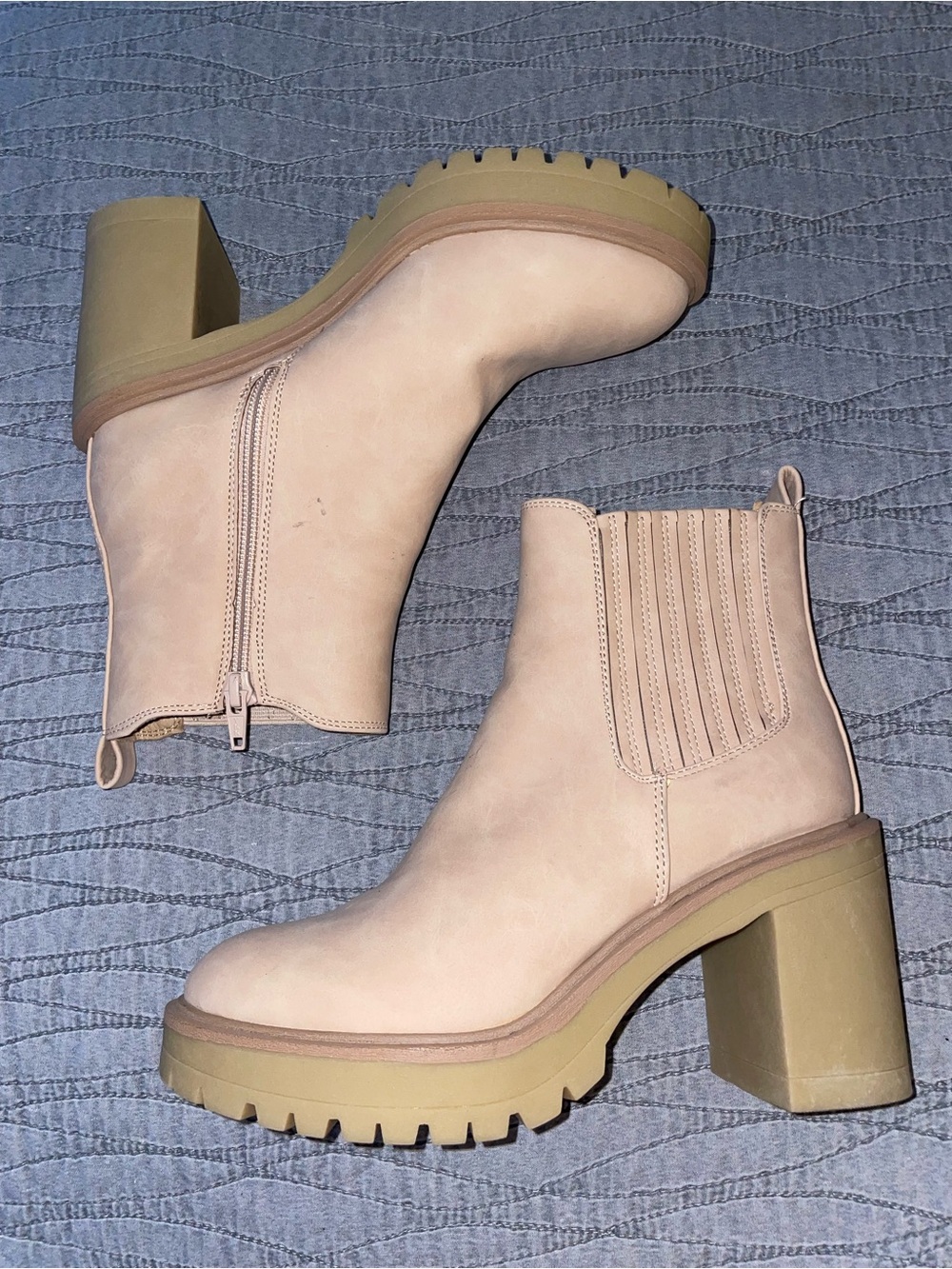 Dolce Vita Nude Jetta Booties Size 7